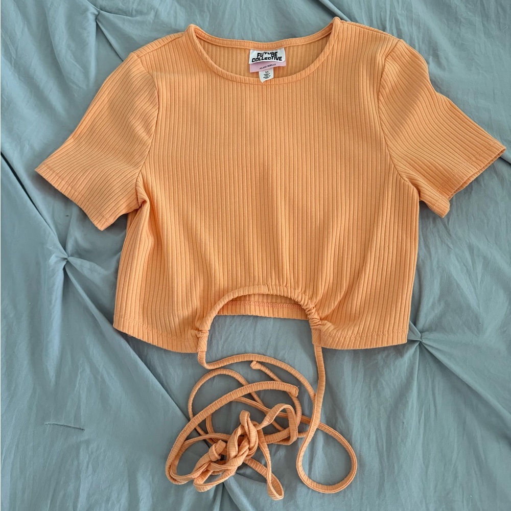 Orange Crop Top